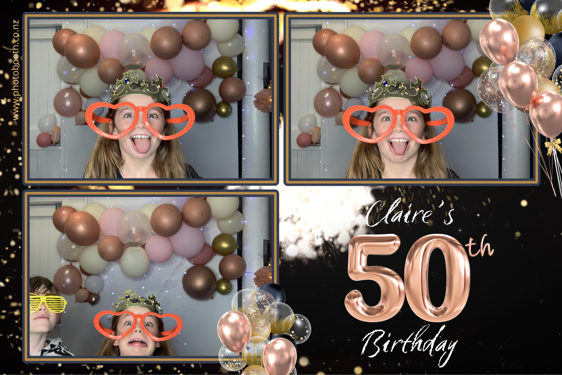 Claire's 50th | View more photos from the event at gallery.photobooth.co.nz/u/SelfieCentral/Claires-50th