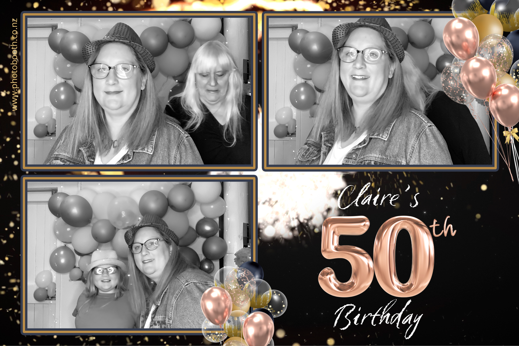 Claire's 50th | View more photos from the event at gallery.photobooth.co.nz/u/SelfieCentral/Claires-50th