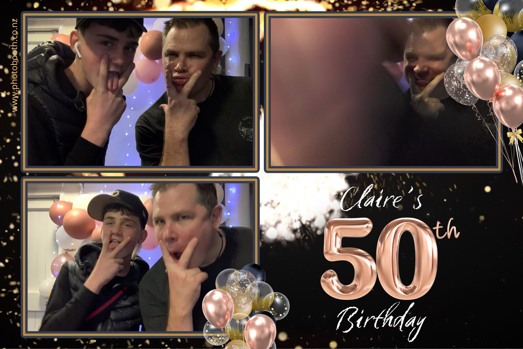 Claire's 50th | View more photos from the event at gallery.photobooth.co.nz/u/SelfieCentral/Claires-50th