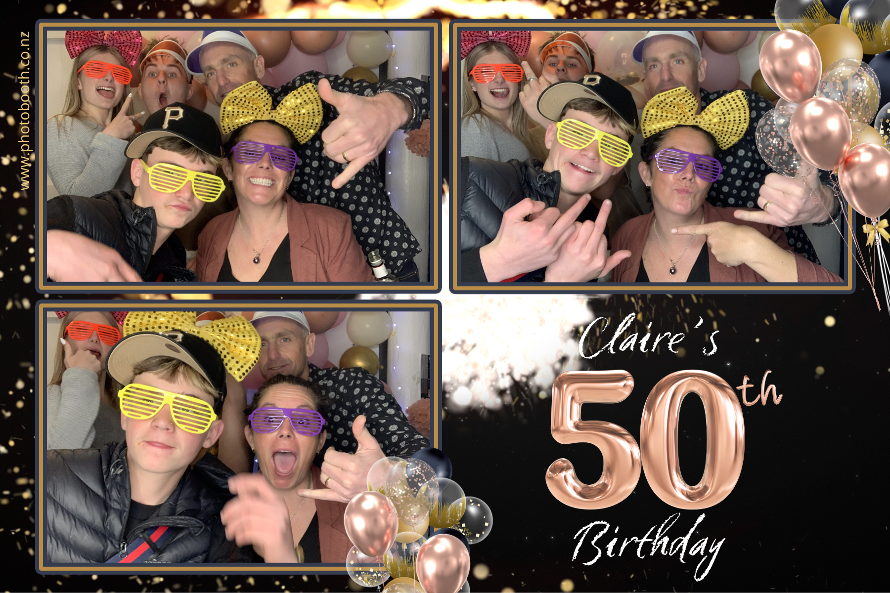 Claire's 50th | View more photos from the event at gallery.photobooth.co.nz/u/SelfieCentral/Claires-50th