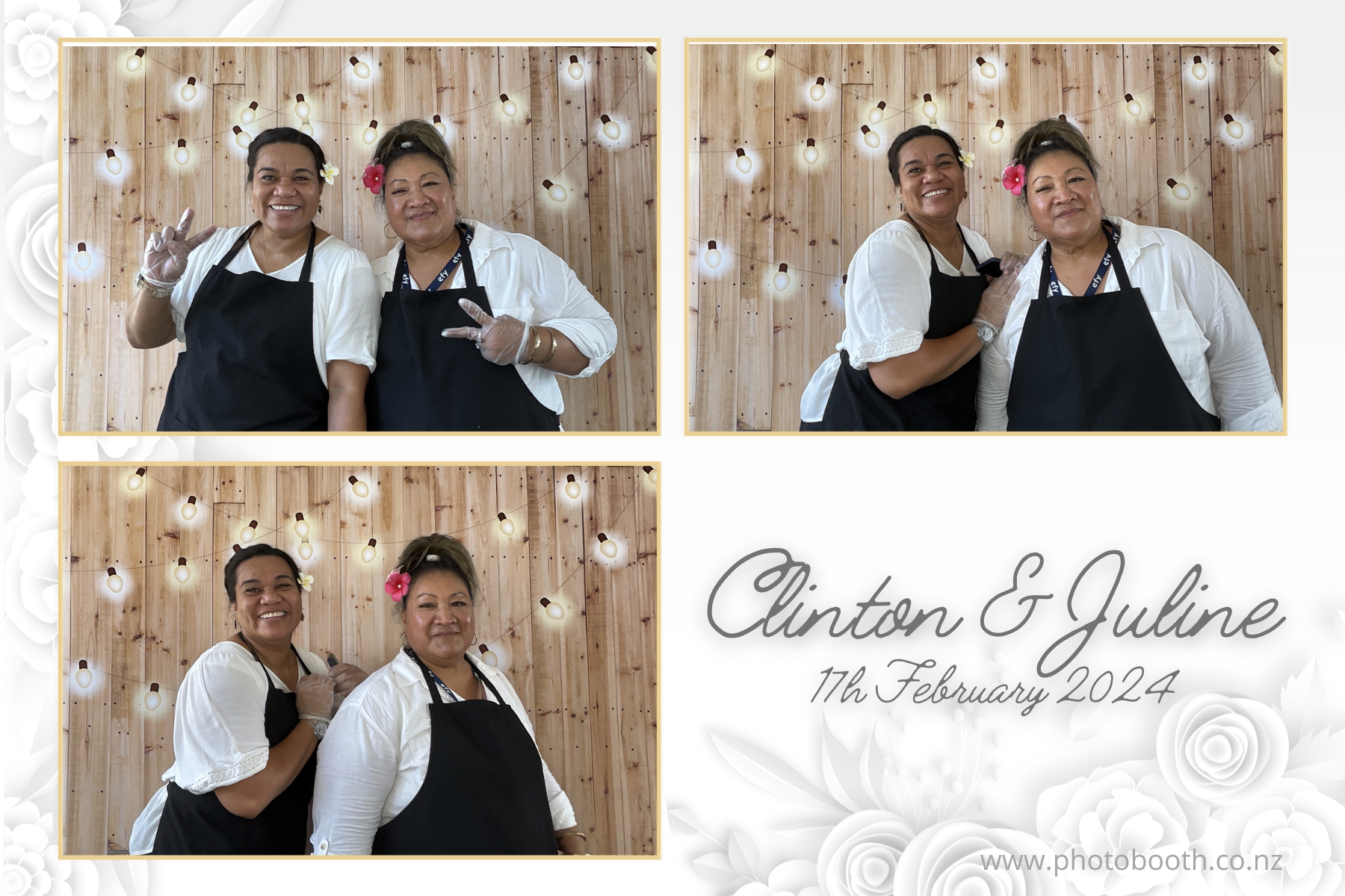 Clinton & Juline's Wedding | View more photos from the event at gallery.photobooth.co.nz/u/SelfieCentral/Clinton-Julines-Wedding