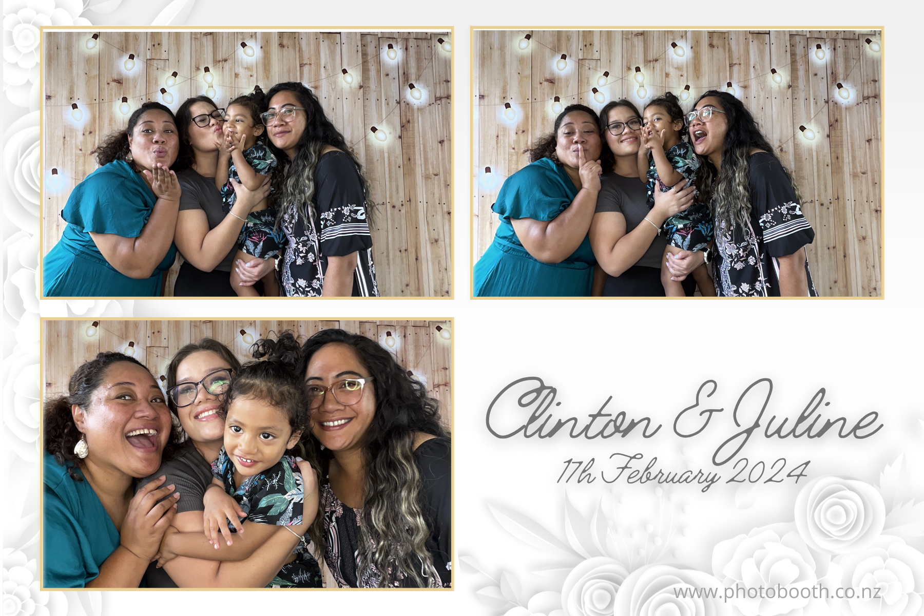 Clinton & Juline's Wedding | View more photos from the event at gallery.photobooth.co.nz/u/SelfieCentral/Clinton-Julines-Wedding