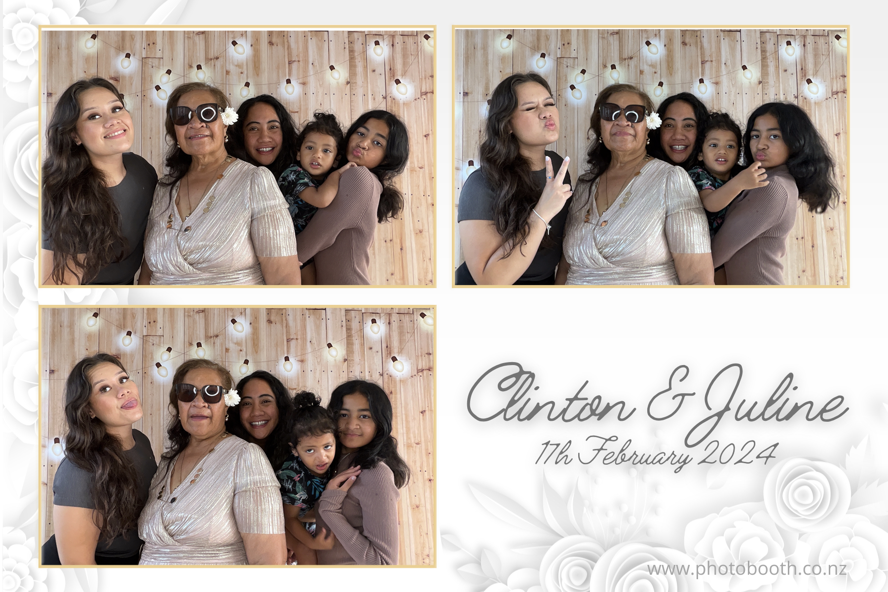 Clinton & Juline's Wedding | View more photos from the event at gallery.photobooth.co.nz/u/SelfieCentral/Clinton-Julines-Wedding