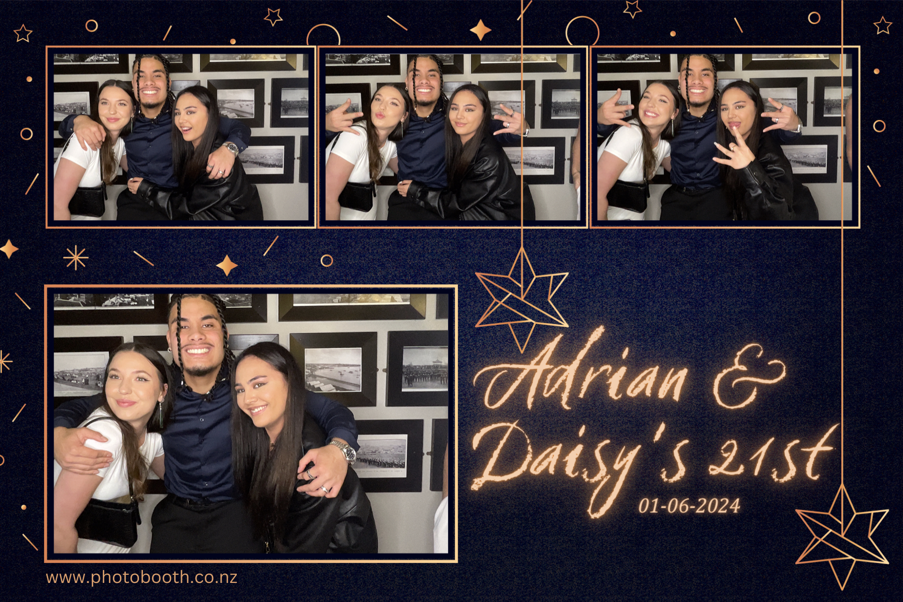 Daisy & Adrian's 21st Birthday | View more photos from the event at gallery.photobooth.co.nz/u/SelfieCentral/Daisy-Adrians-21st-Birthday