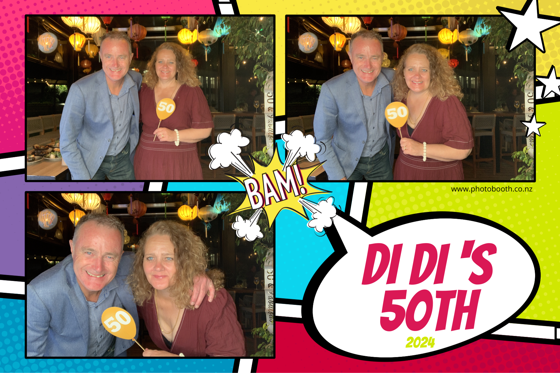 Diane's 50th | View more photos from the event at gallery.photobooth.co.nz/u/SelfieCentral/Dianes-50th