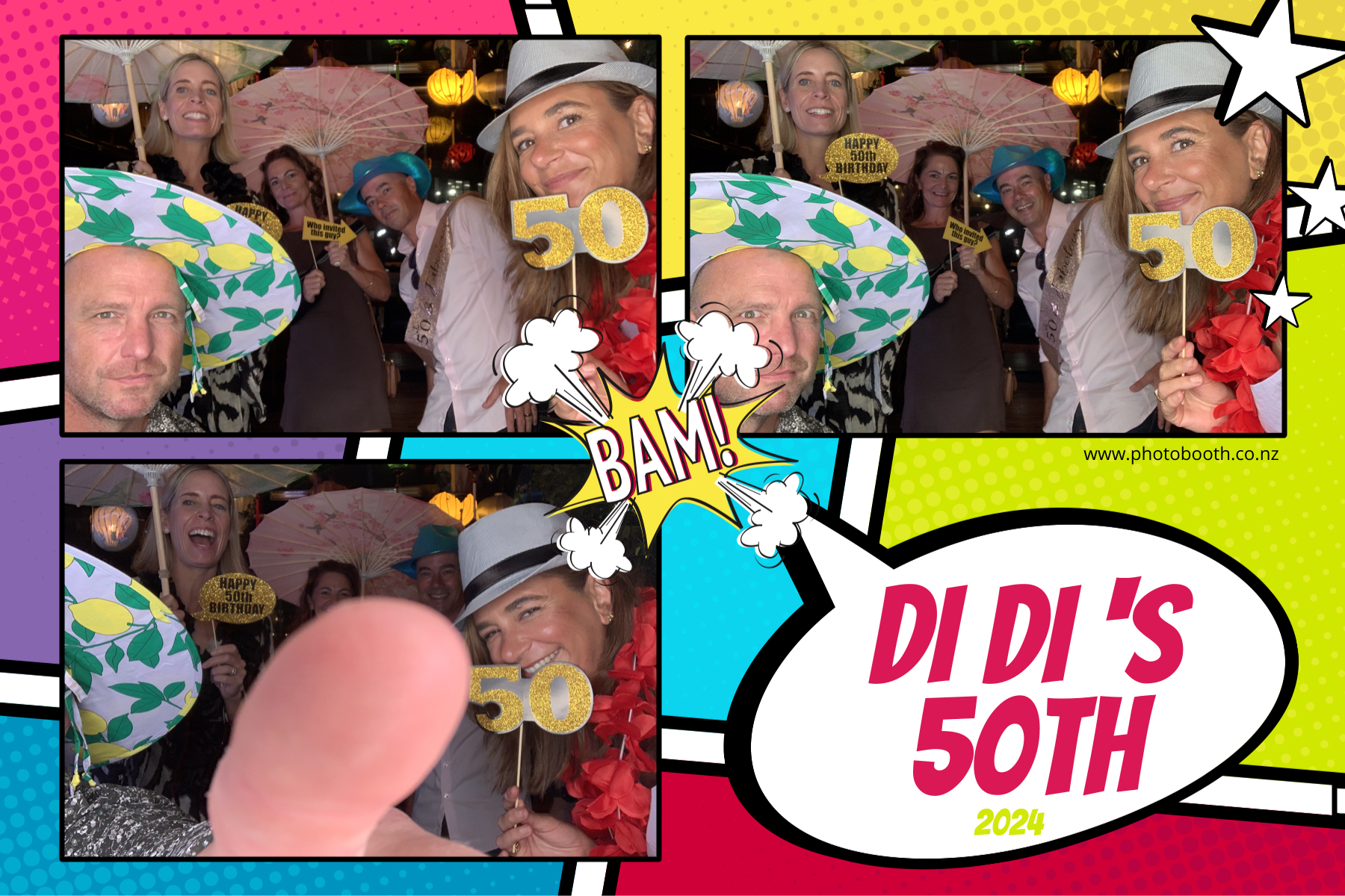 Diane's 50th | View more photos from the event at gallery.photobooth.co.nz/u/SelfieCentral/Dianes-50th