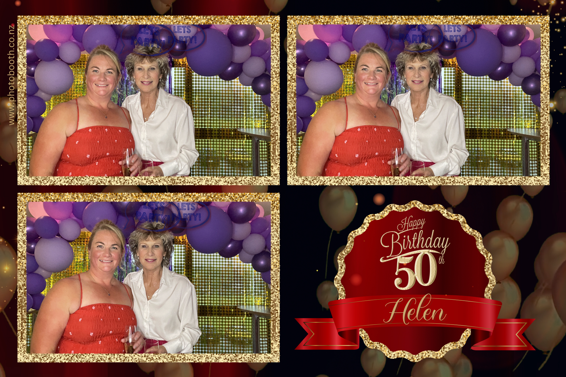 Helen's 50th | View more photos from the event at gallery.photobooth.co.nz/u/SelfieCentral/Helens-50th