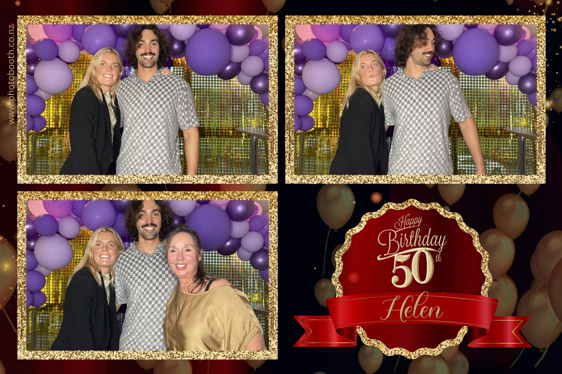 Helen's 50th | View more photos from the event at gallery.photobooth.co.nz/u/SelfieCentral/Helens-50th