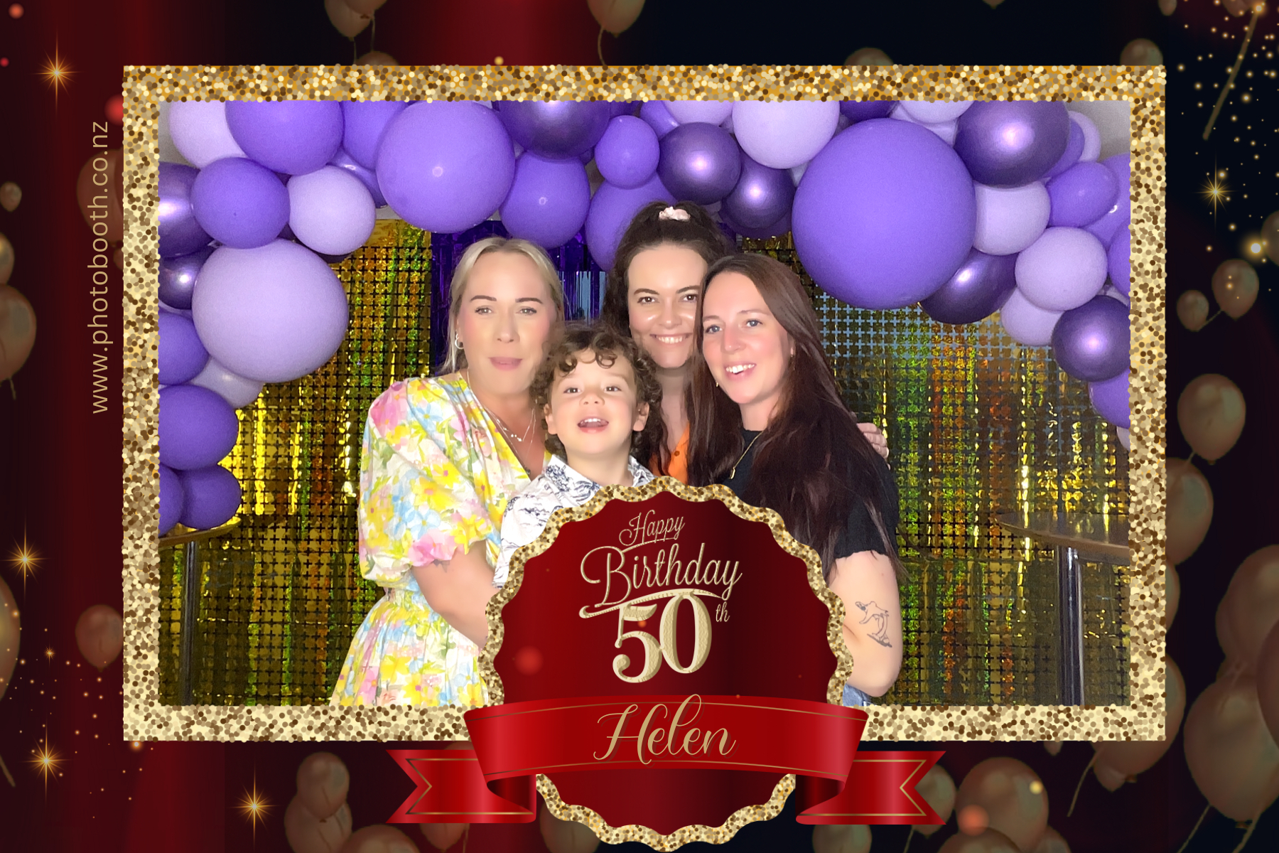 Helen's 50th | View more photos from the event at gallery.photobooth.co.nz/u/SelfieCentral/Helens-50th