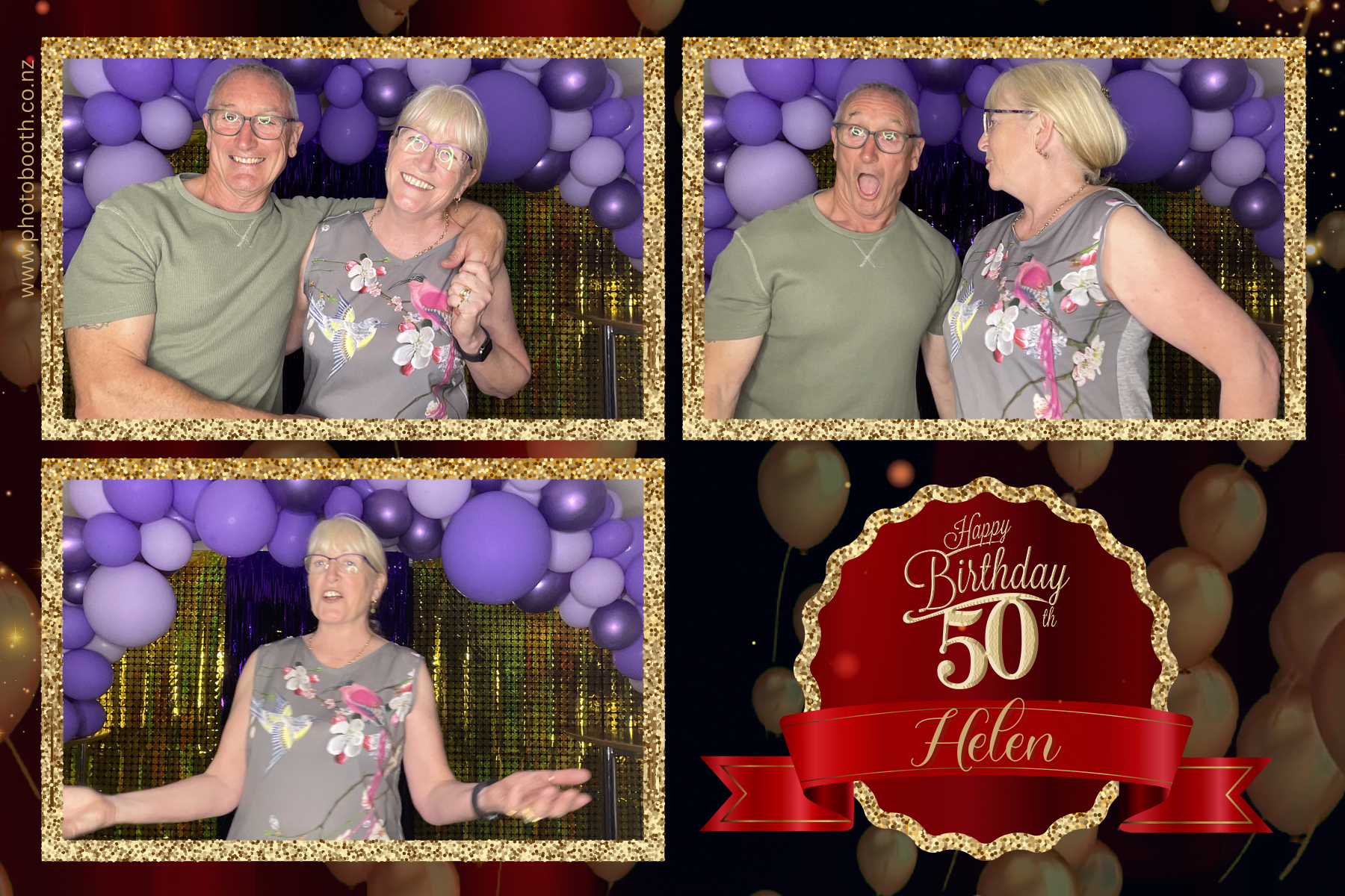 Helen's 50th | View more photos from the event at gallery.photobooth.co.nz/u/SelfieCentral/Helens-50th