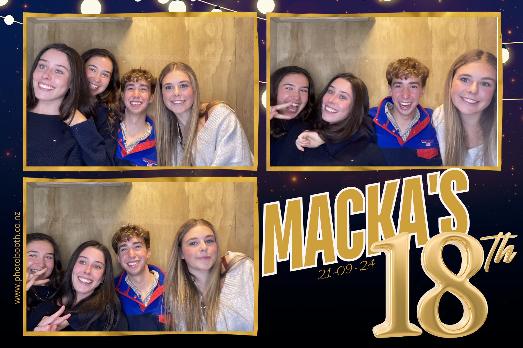 Hugo's 18th | View more photos from the event at gallery.photobooth.co.nz/u/SelfieCentral/Hugos-18th