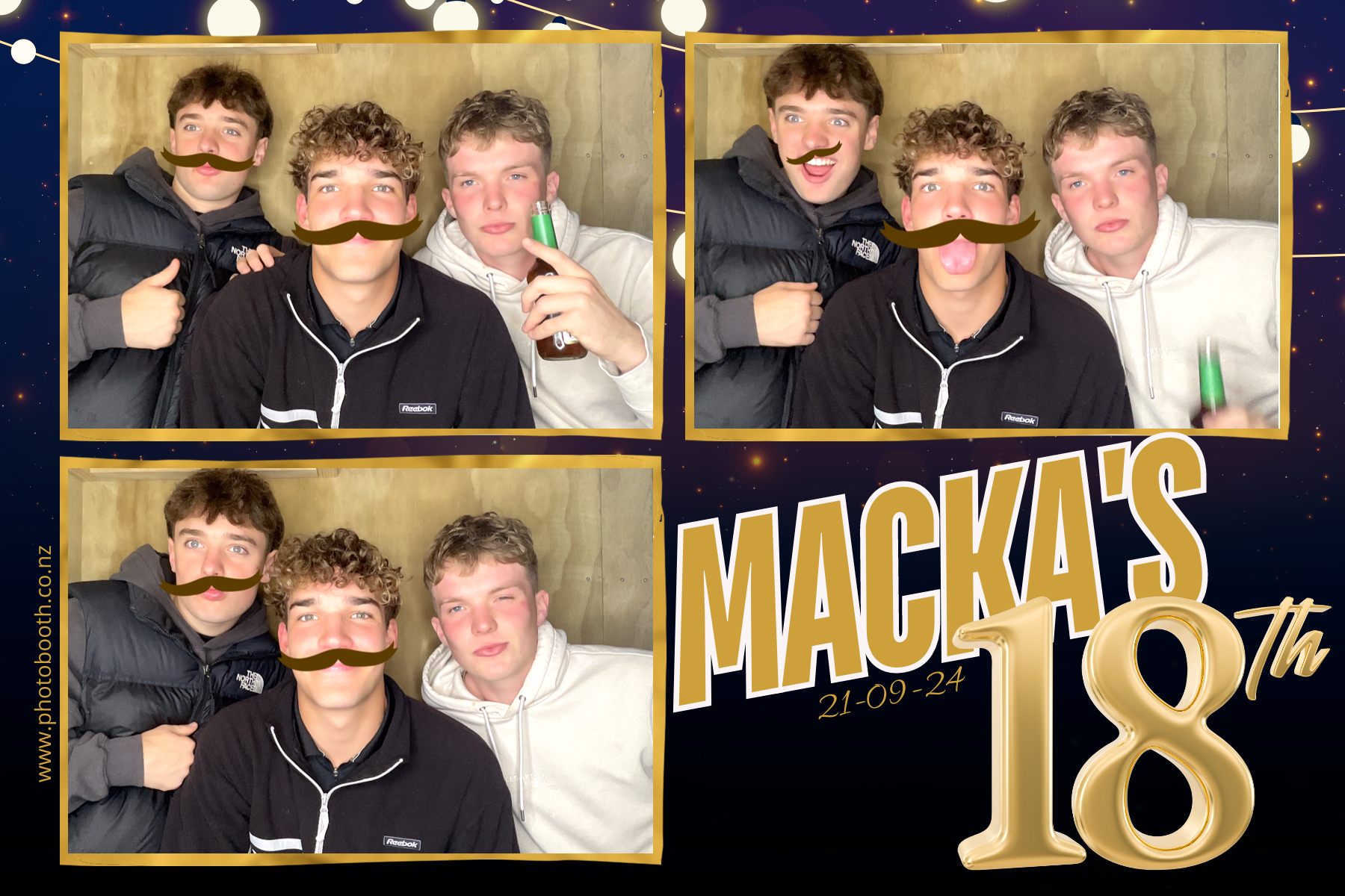 Hugo's 18th | View more photos from the event at gallery.photobooth.co.nz/u/SelfieCentral/Hugos-18th