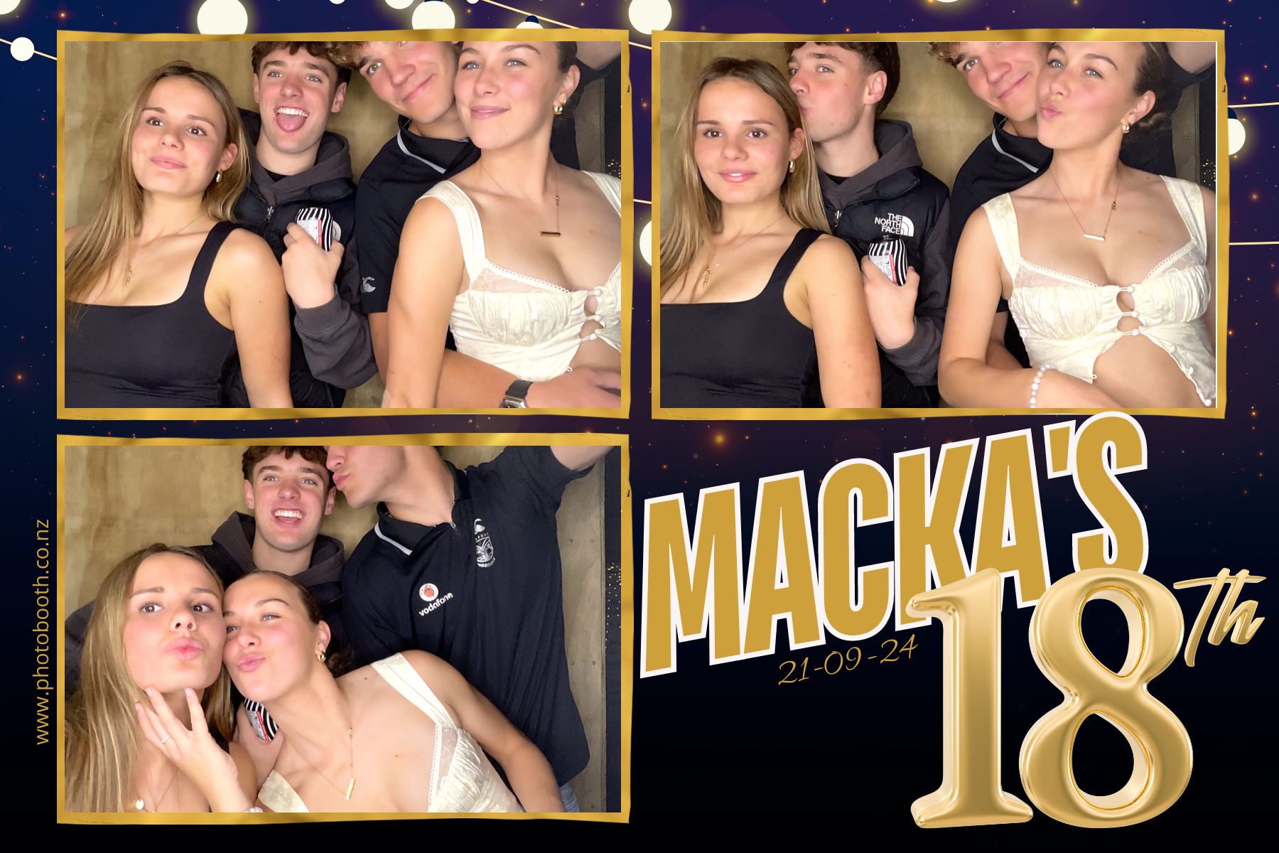 Hugo's 18th | View more photos from the event at gallery.photobooth.co.nz/u/SelfieCentral/Hugos-18th