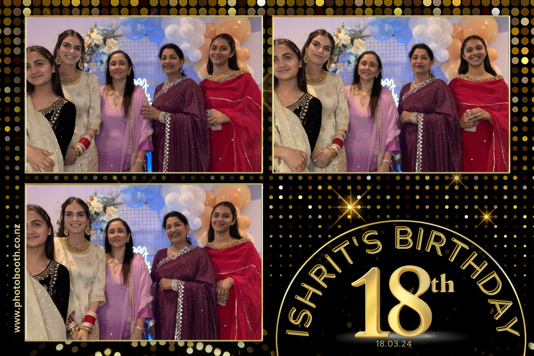 Ishrit's 18th Birthday | View more photos from the event at gallery.photobooth.co.nz/u/SelfieCentral/Ishrits-18th-Birthday