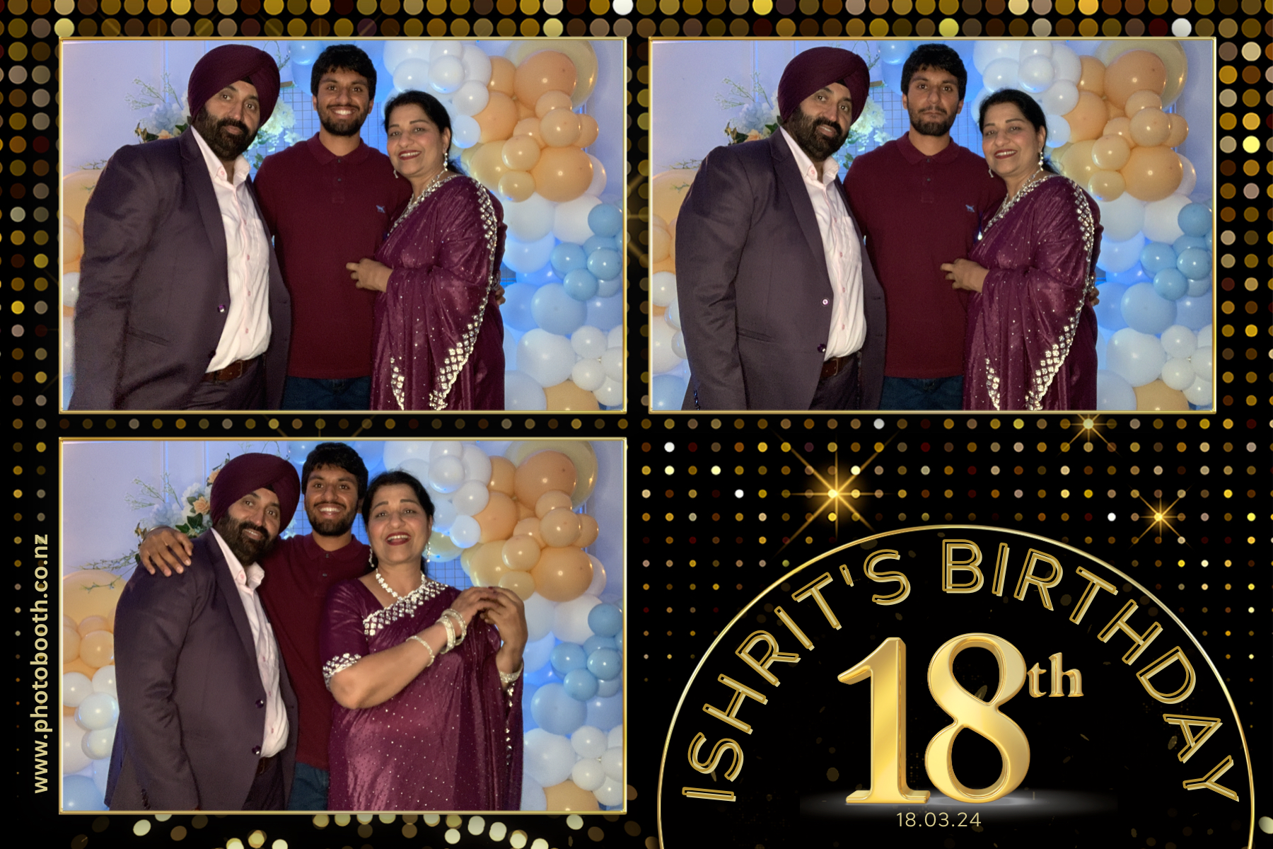 Ishrit's 18th Birthday | View more photos from the event at gallery.photobooth.co.nz/u/SelfieCentral/Ishrits-18th-Birthday