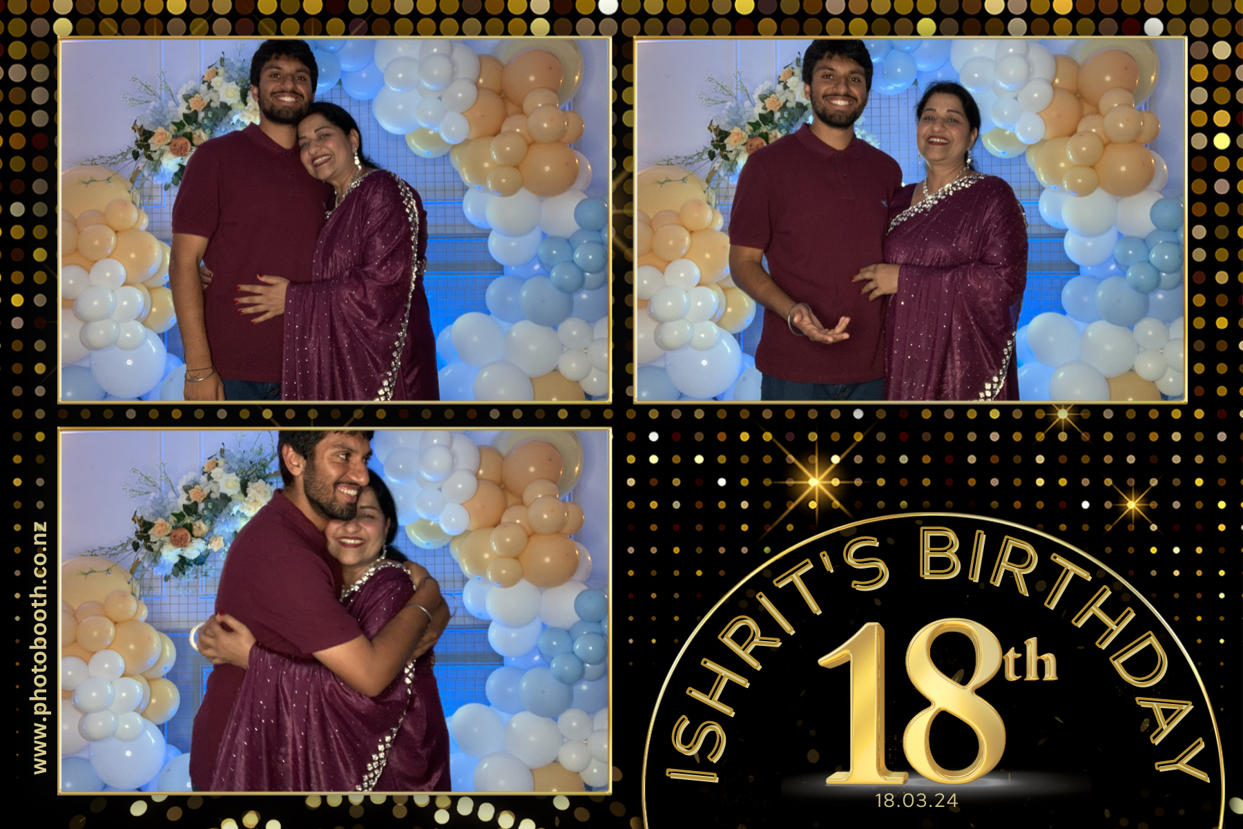 Ishrit's 18th Birthday | View more photos from the event at gallery.photobooth.co.nz/u/SelfieCentral/Ishrits-18th-Birthday