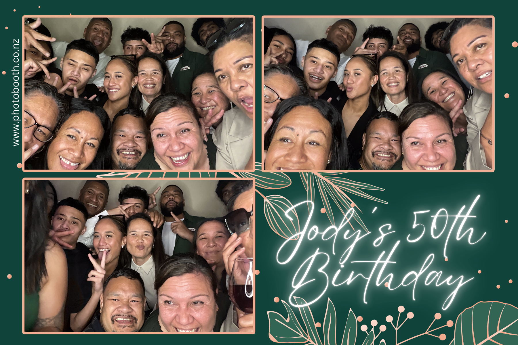 Jody's 50th | View more photos from the event at gallery.photobooth.co.nz/u/SelfieCentral/Jodys-50th