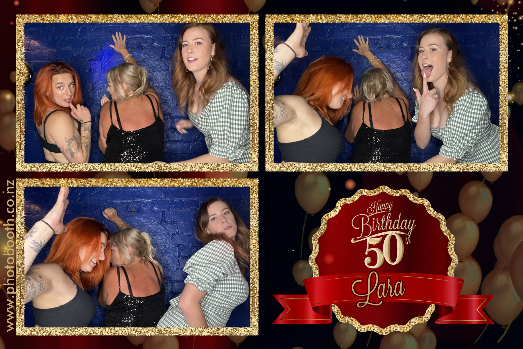 Lara's 50th | View more photos from the event at gallery.photobooth.co.nz/u/SelfieCentral/Laras-50th