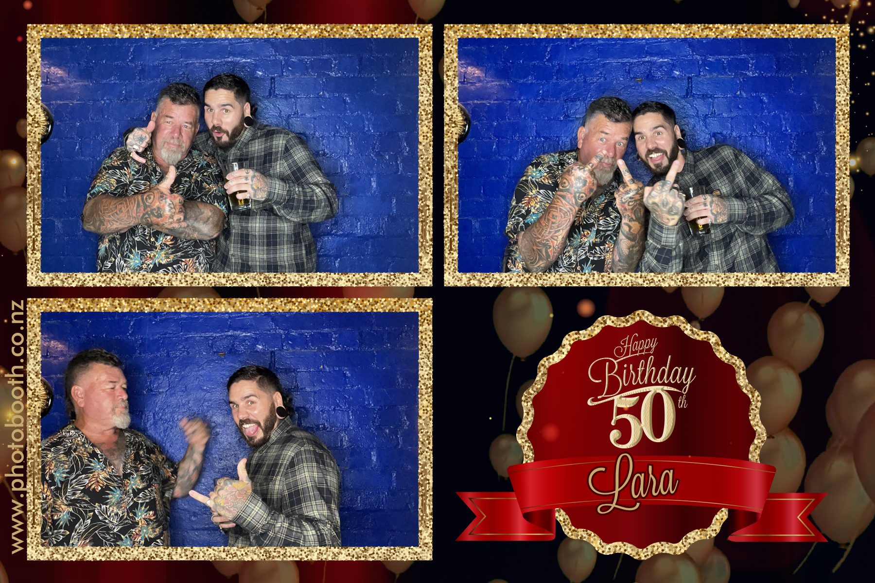 Lara's 50th | View more photos from the event at gallery.photobooth.co.nz/u/SelfieCentral/Laras-50th