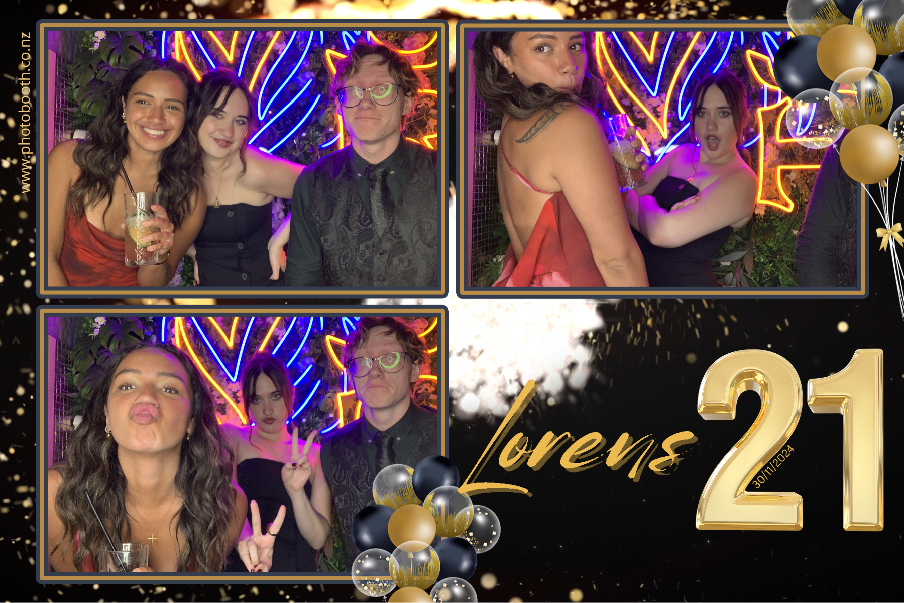 Lorens 21st | View more photos from the event at gallery.photobooth.co.nz/u/SelfieCentral/Lorens-21st