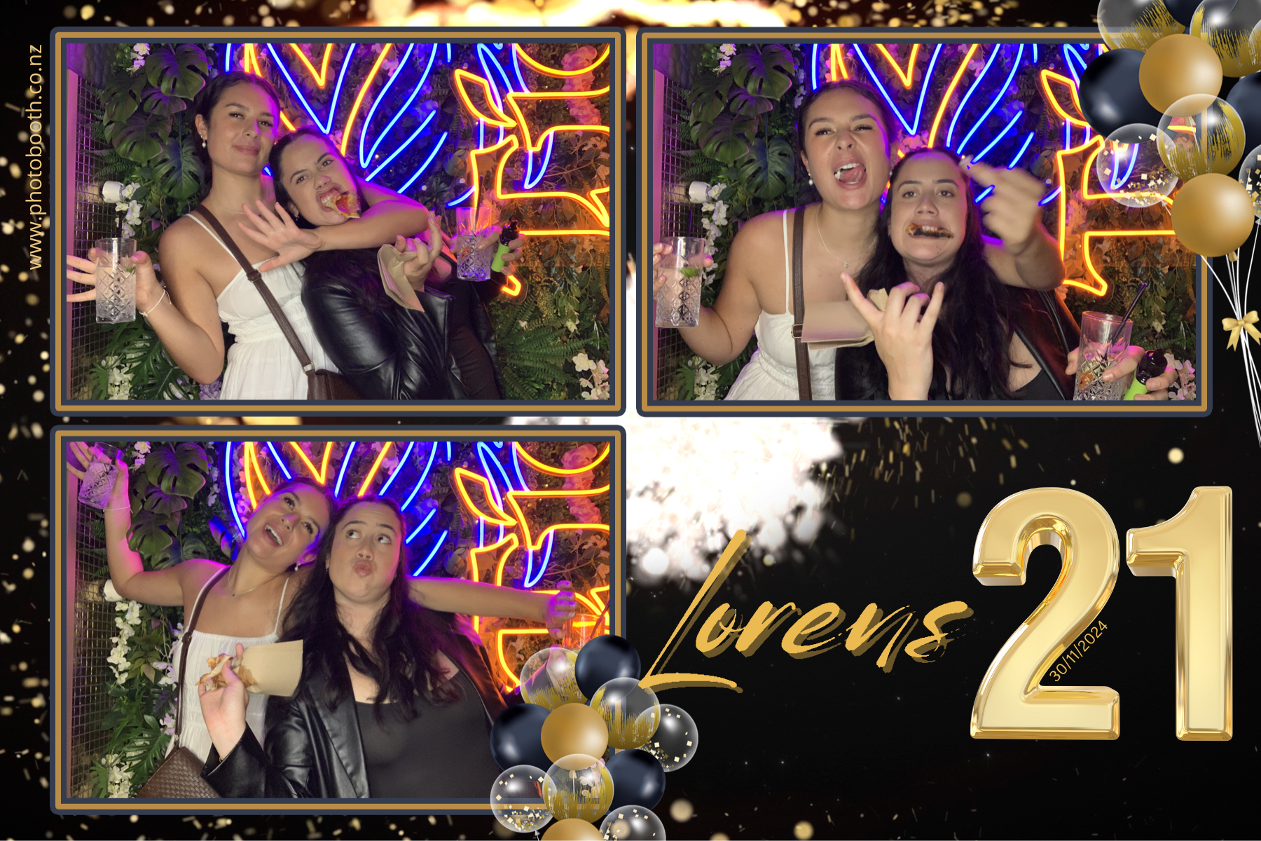 Lorens 21st | View more photos from the event at gallery.photobooth.co.nz/u/SelfieCentral/Lorens-21st