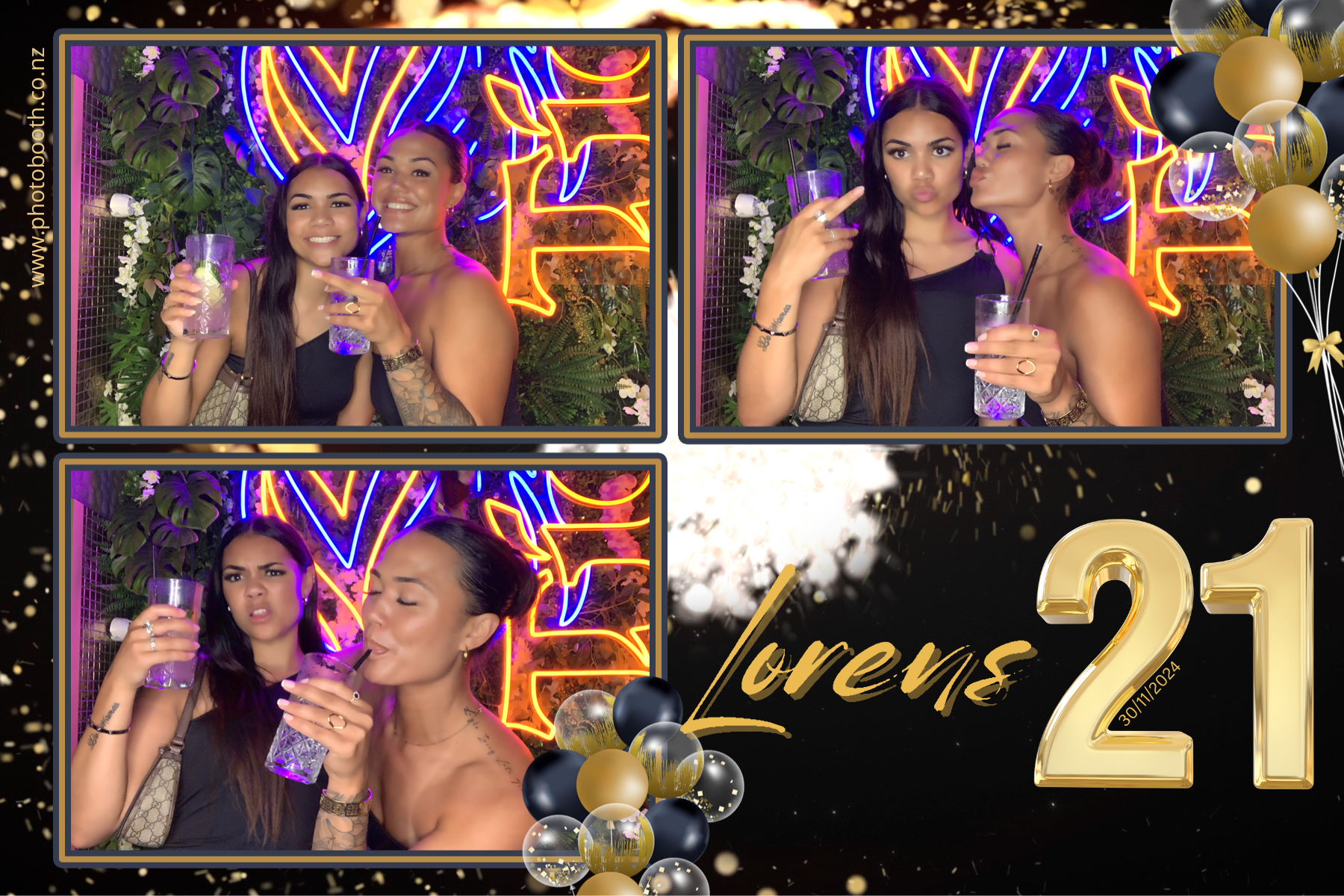 Lorens 21st | View more photos from the event at gallery.photobooth.co.nz/u/SelfieCentral/Lorens-21st