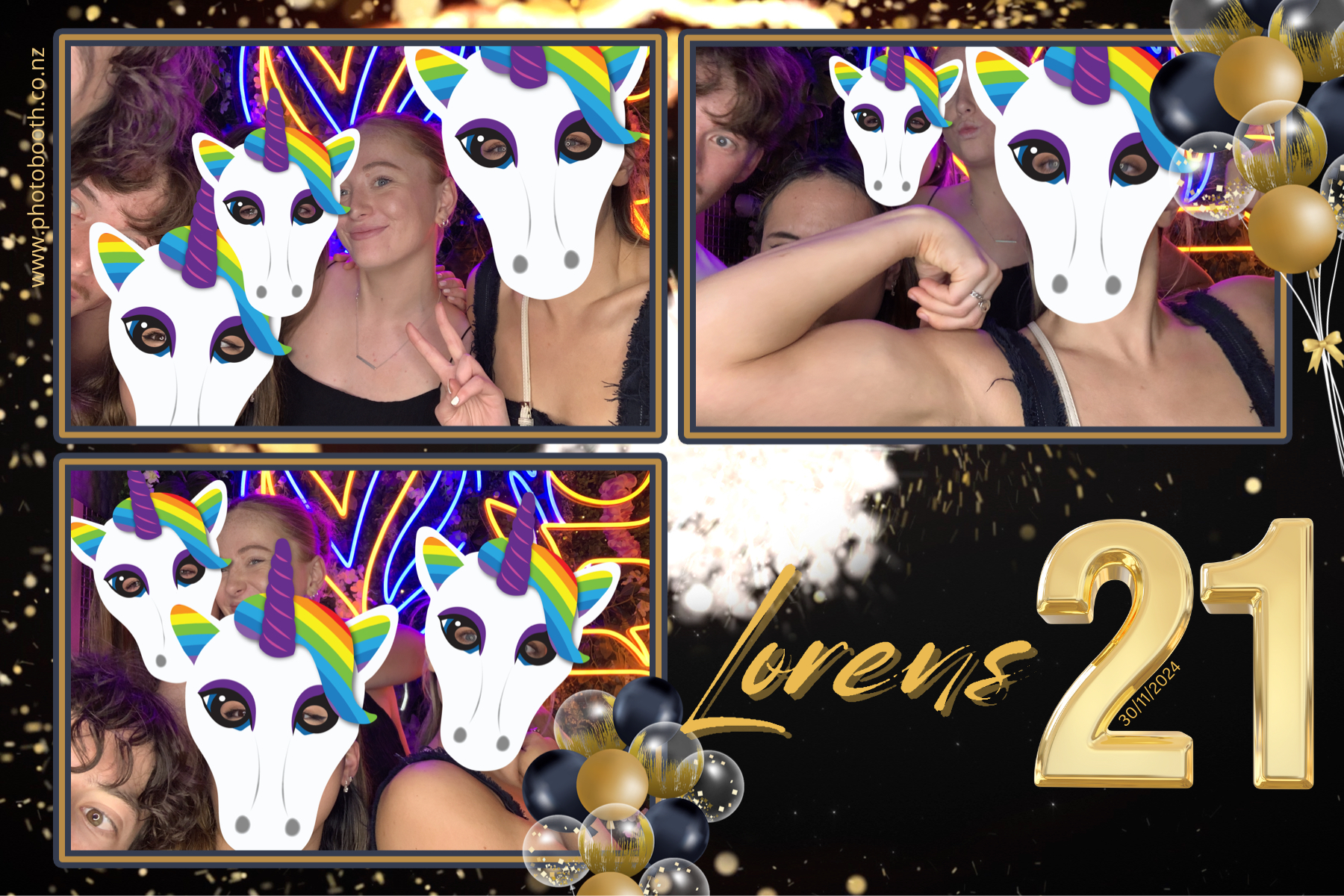 Lorens 21st | View more photos from the event at gallery.photobooth.co.nz/u/SelfieCentral/Lorens-21st