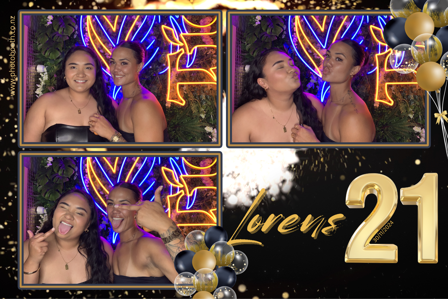 Lorens 21st | View more photos from the event at gallery.photobooth.co.nz/u/SelfieCentral/Lorens-21st