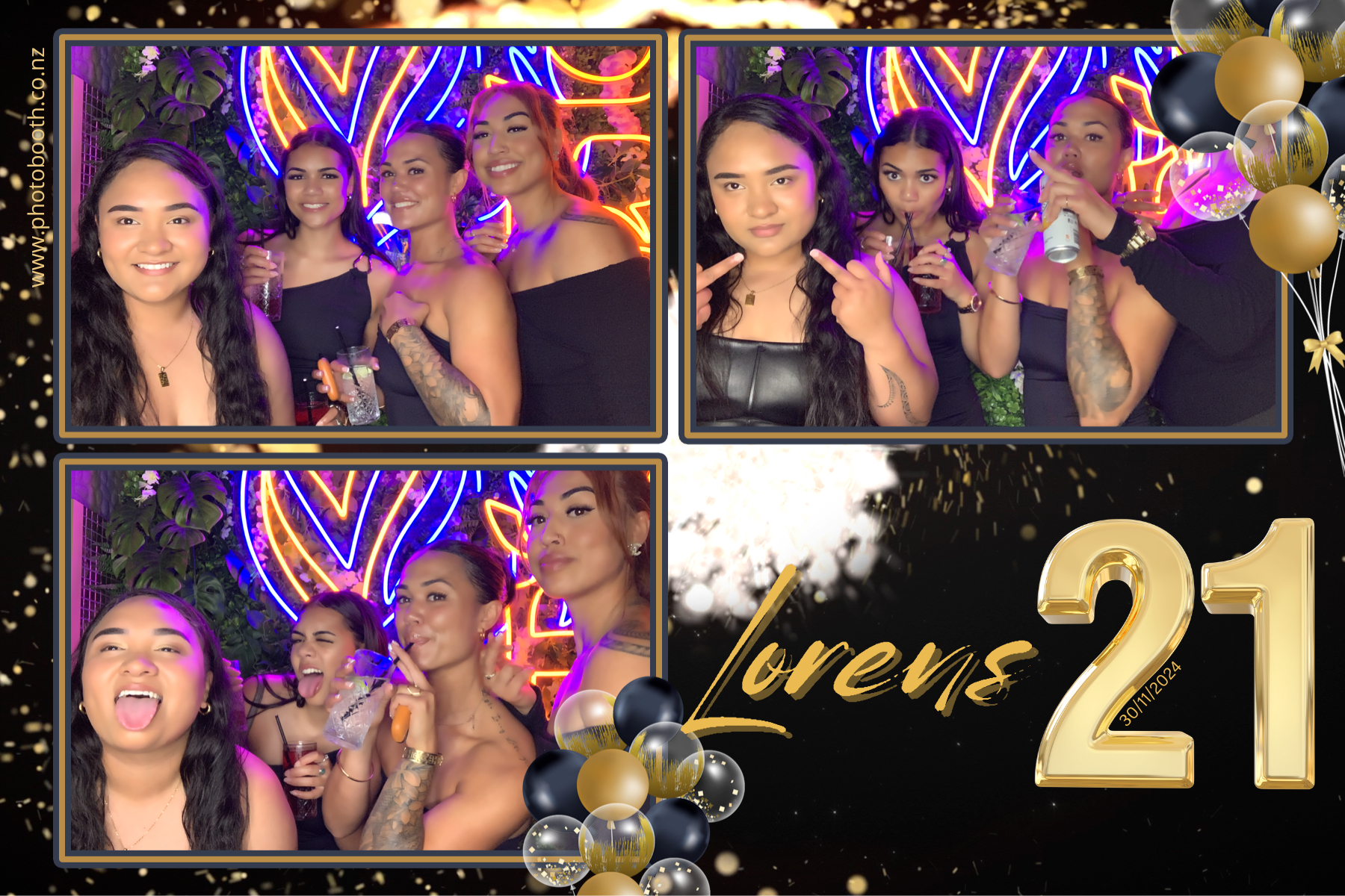 Lorens 21st | View more photos from the event at gallery.photobooth.co.nz/u/SelfieCentral/Lorens-21st