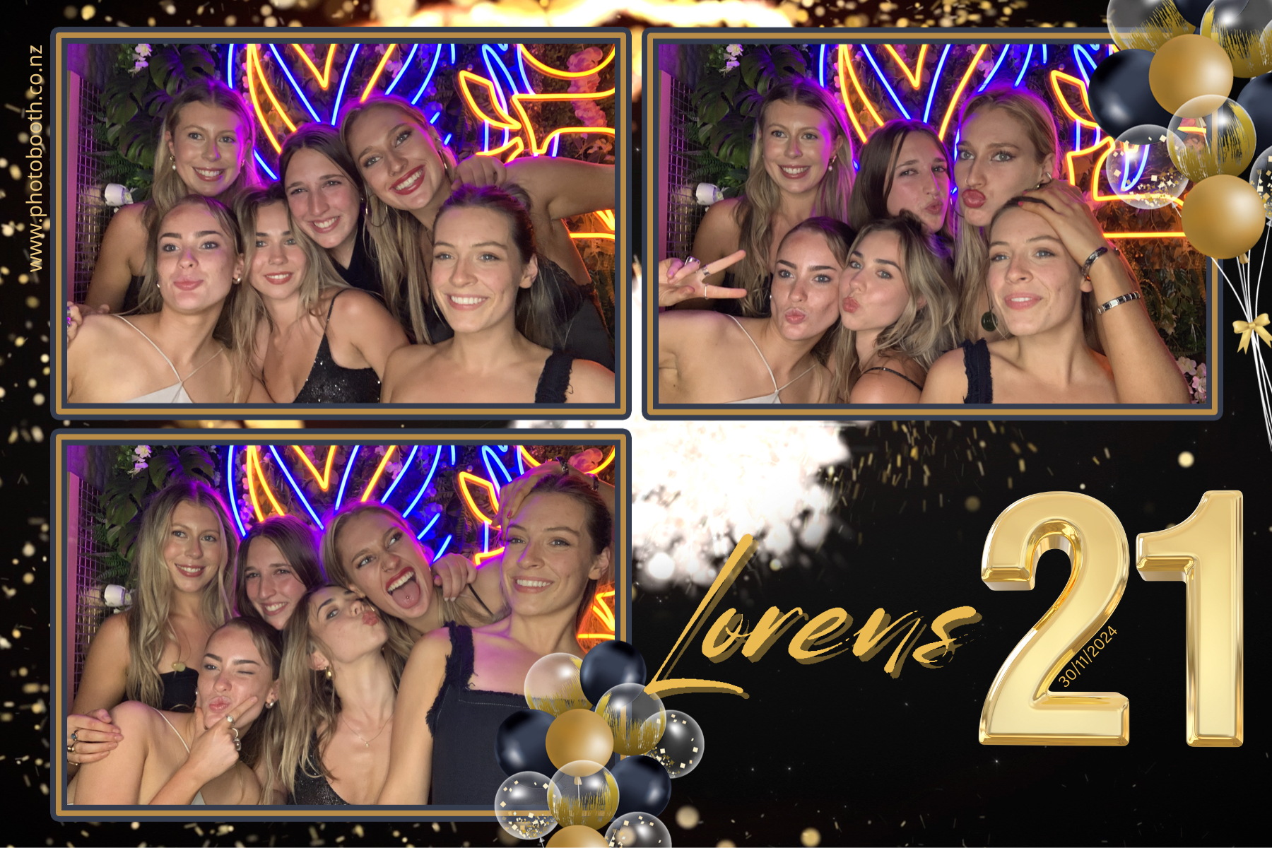 Lorens 21st | View more photos from the event at gallery.photobooth.co.nz/u/SelfieCentral/Lorens-21st