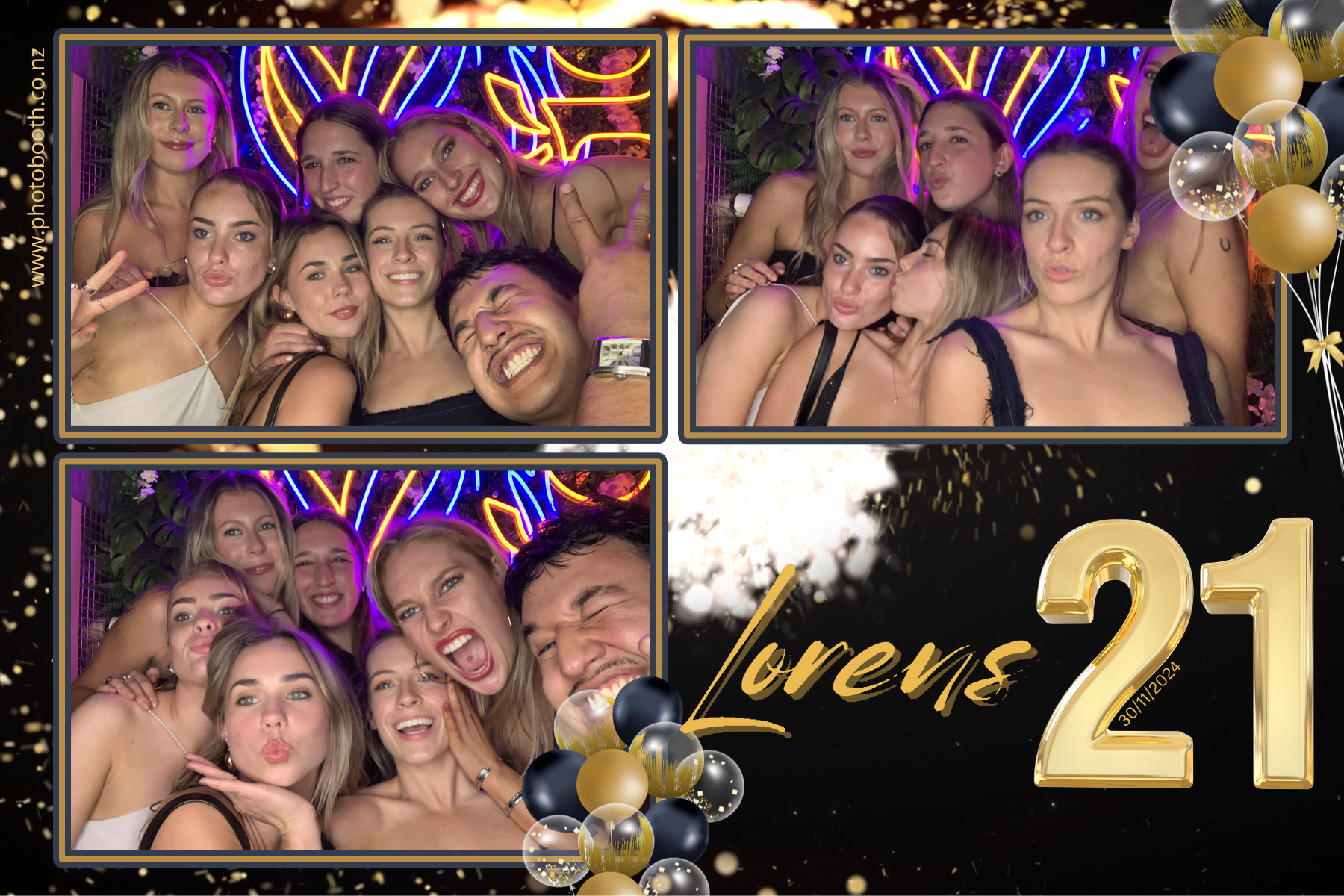 Lorens 21st | View more photos from the event at gallery.photobooth.co.nz/u/SelfieCentral/Lorens-21st