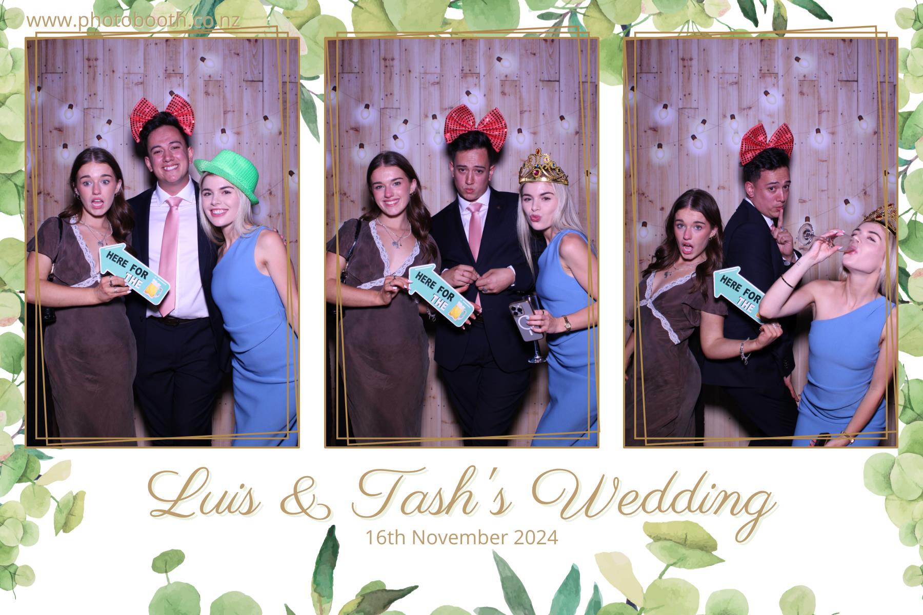 Luis and Tash's Wedding | View more photos from the event at gallery.photobooth.co.nz/u/SelfieCentral/Luis-and-Tashs-Wedding
