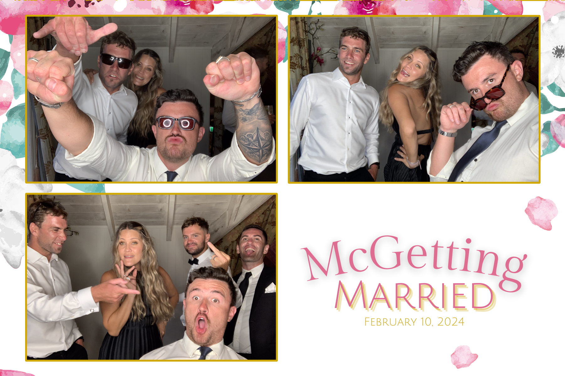 McGetting Married | View more photos from the event at gallery.photobooth.co.nz/u/SelfieCentral/McGetting-Married