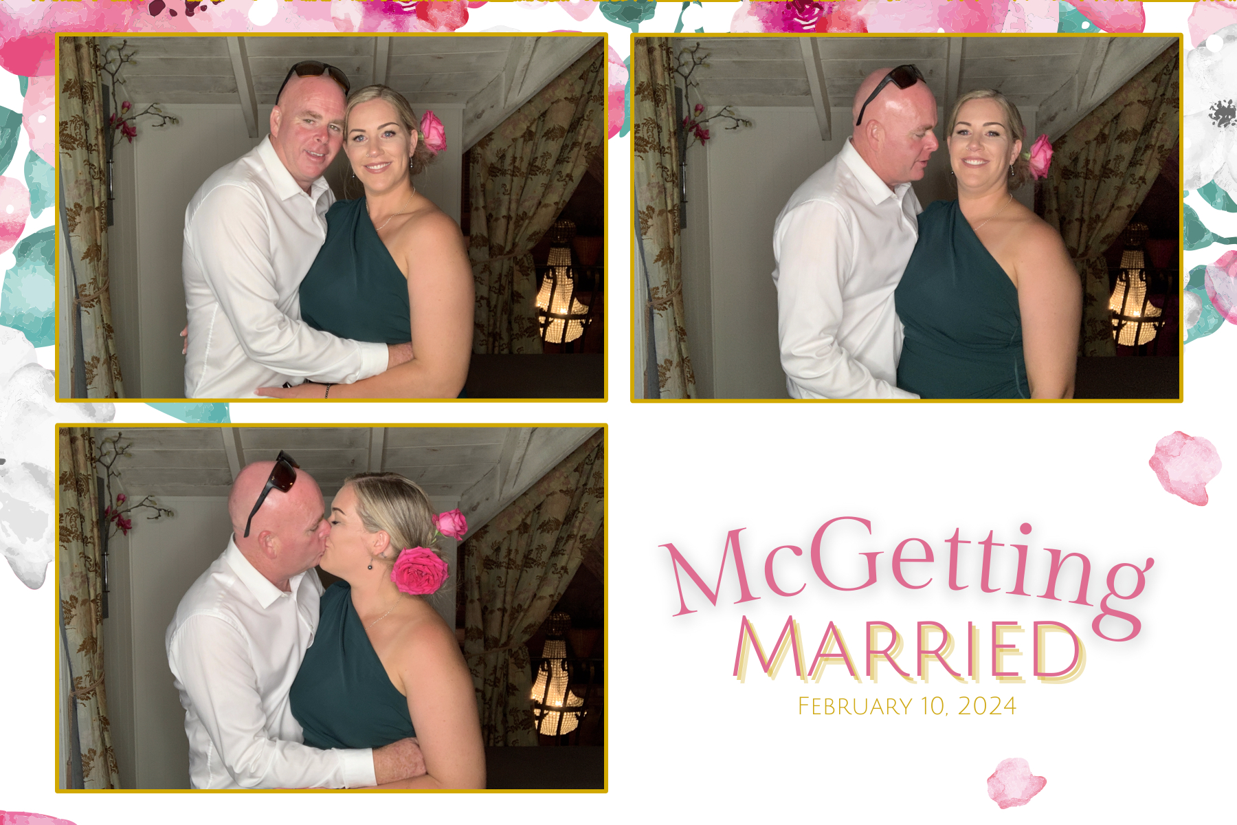 McGetting Married | View more photos from the event at gallery.photobooth.co.nz/u/SelfieCentral/McGetting-Married