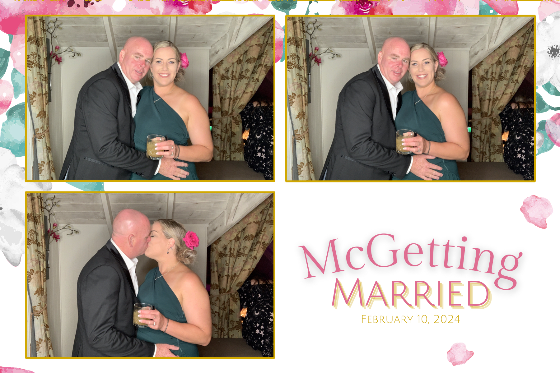 McGetting Married | View more photos from the event at gallery.photobooth.co.nz/u/SelfieCentral/McGetting-Married
