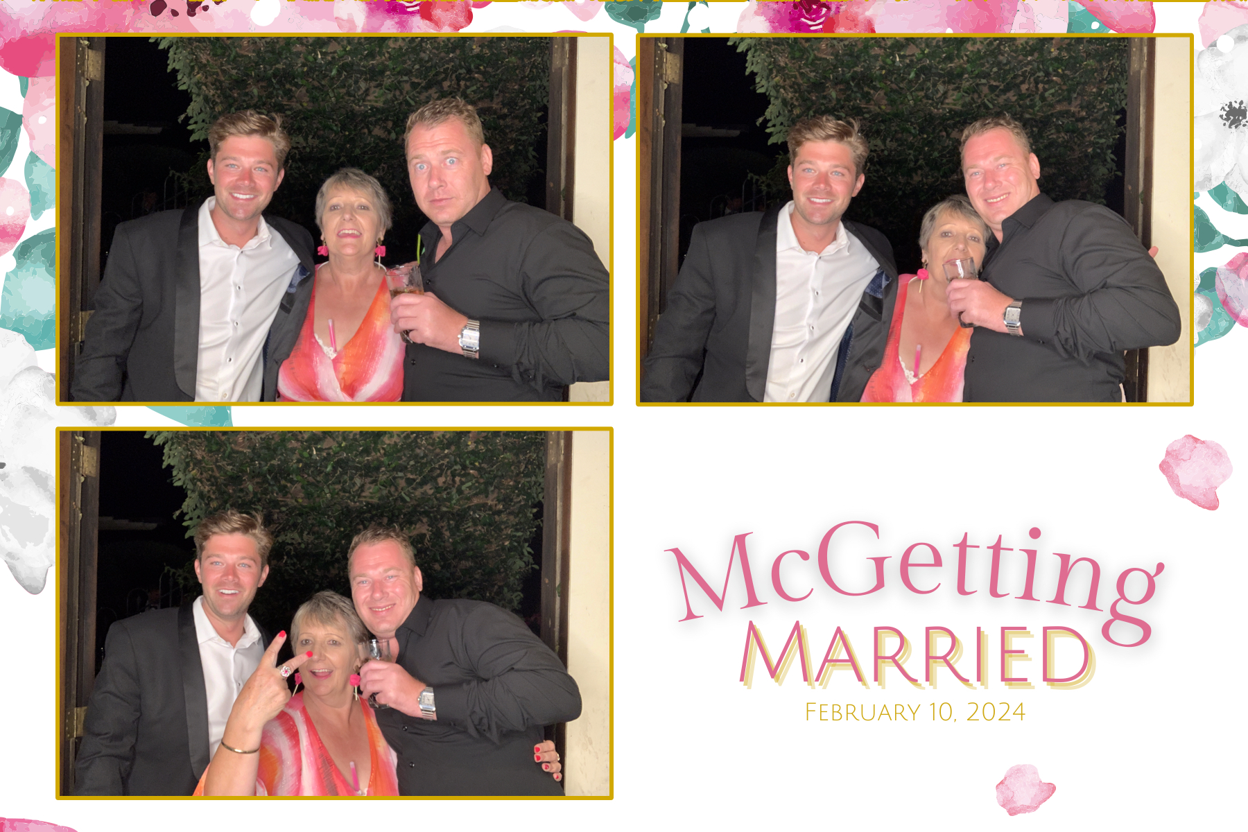 McGetting Married | View more photos from the event at gallery.photobooth.co.nz/u/SelfieCentral/McGetting-Married