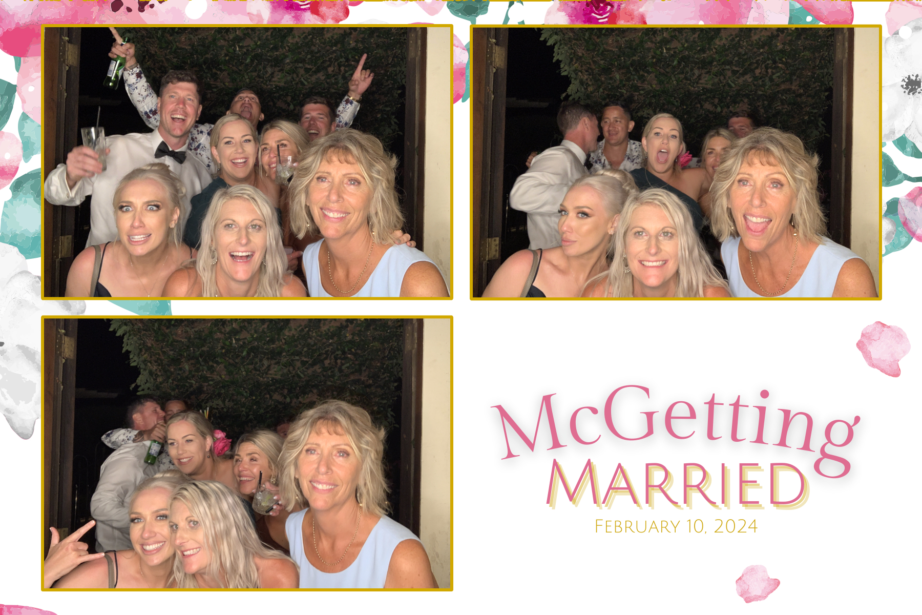 McGetting Married | View more photos from the event at gallery.photobooth.co.nz/u/SelfieCentral/McGetting-Married