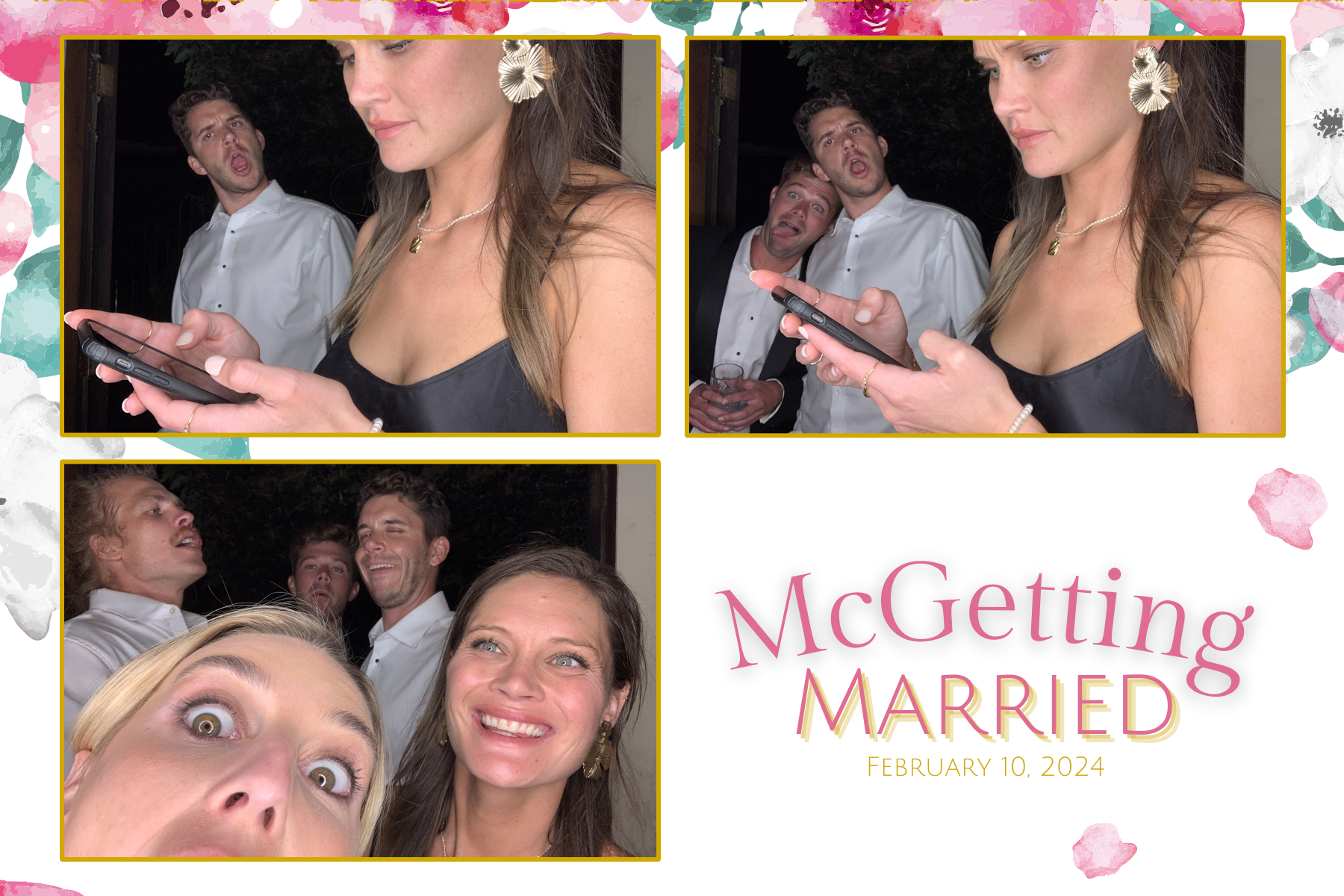 McGetting Married | View more photos from the event at gallery.photobooth.co.nz/u/SelfieCentral/McGetting-Married