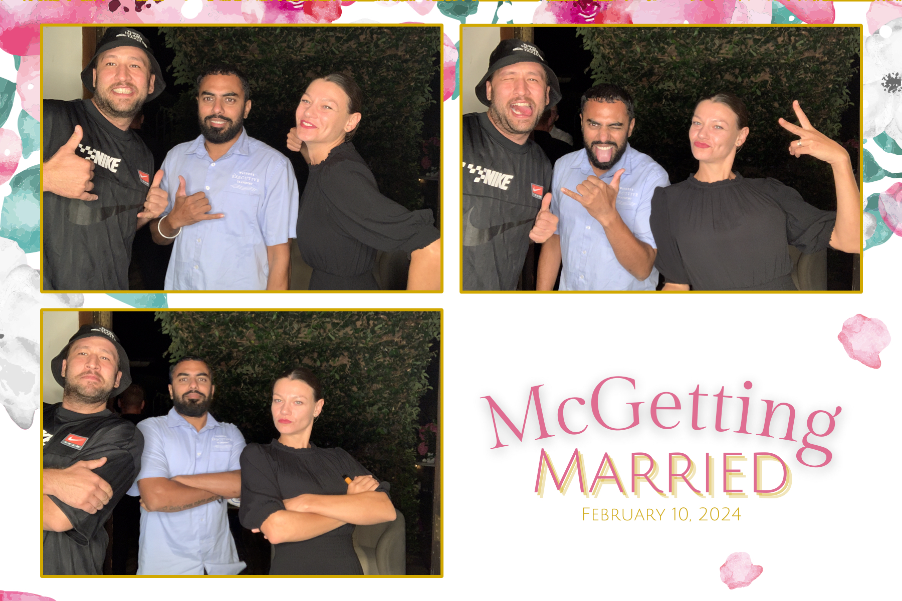 McGetting Married | View more photos from the event at gallery.photobooth.co.nz/u/SelfieCentral/McGetting-Married