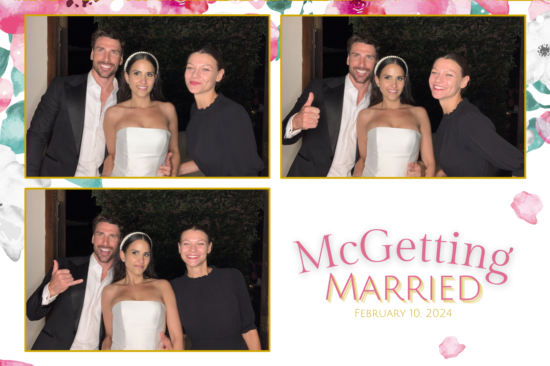 McGetting Married | View more photos from the event at gallery.photobooth.co.nz/u/SelfieCentral/McGetting-Married