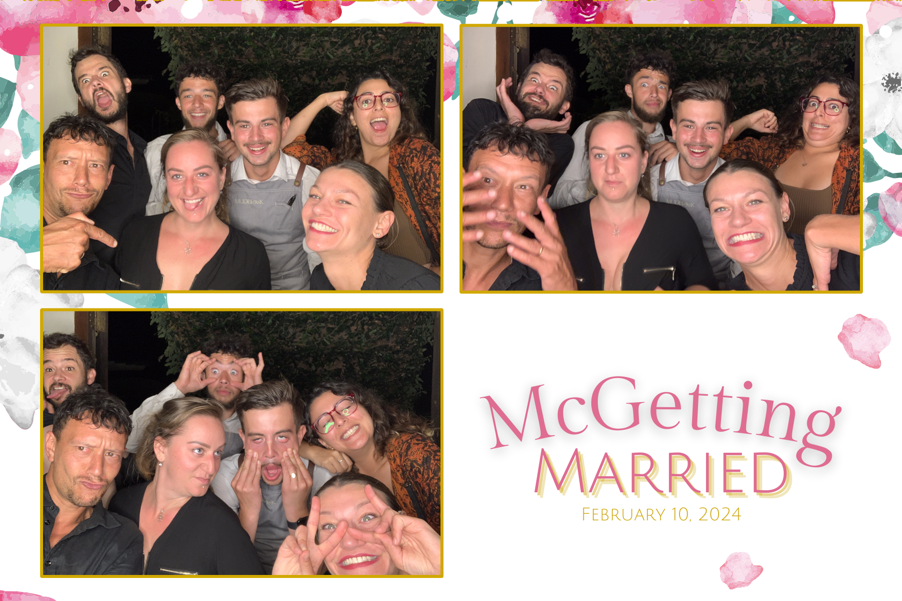 McGetting Married | View more photos from the event at gallery.photobooth.co.nz/u/SelfieCentral/McGetting-Married
