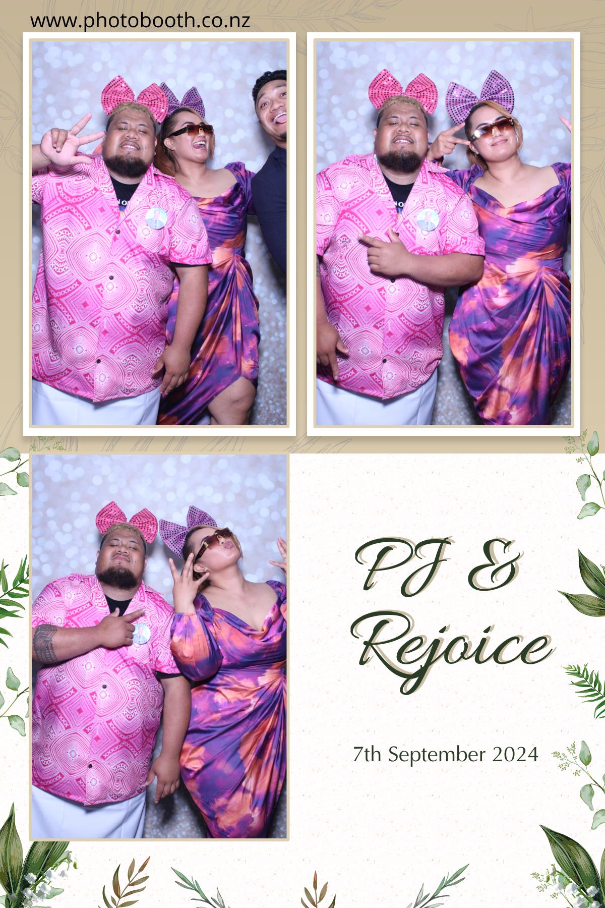 PJ & Rejoice's Wedding | View more photos from the event at gallery.photobooth.co.nz/u/SelfieCentral/PJ-Rejoices-Wedding