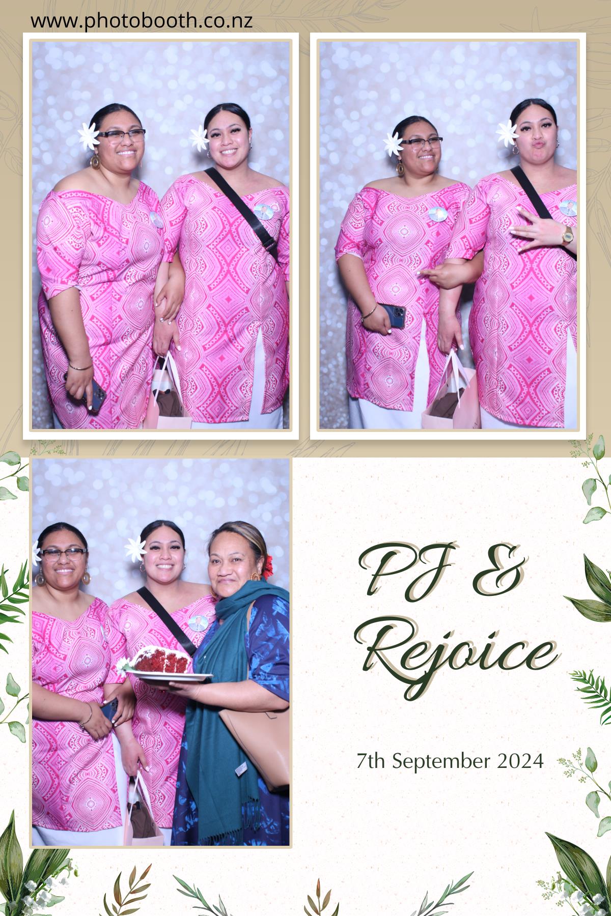 PJ & Rejoice's Wedding | View more photos from the event at gallery.photobooth.co.nz/u/SelfieCentral/PJ-Rejoices-Wedding