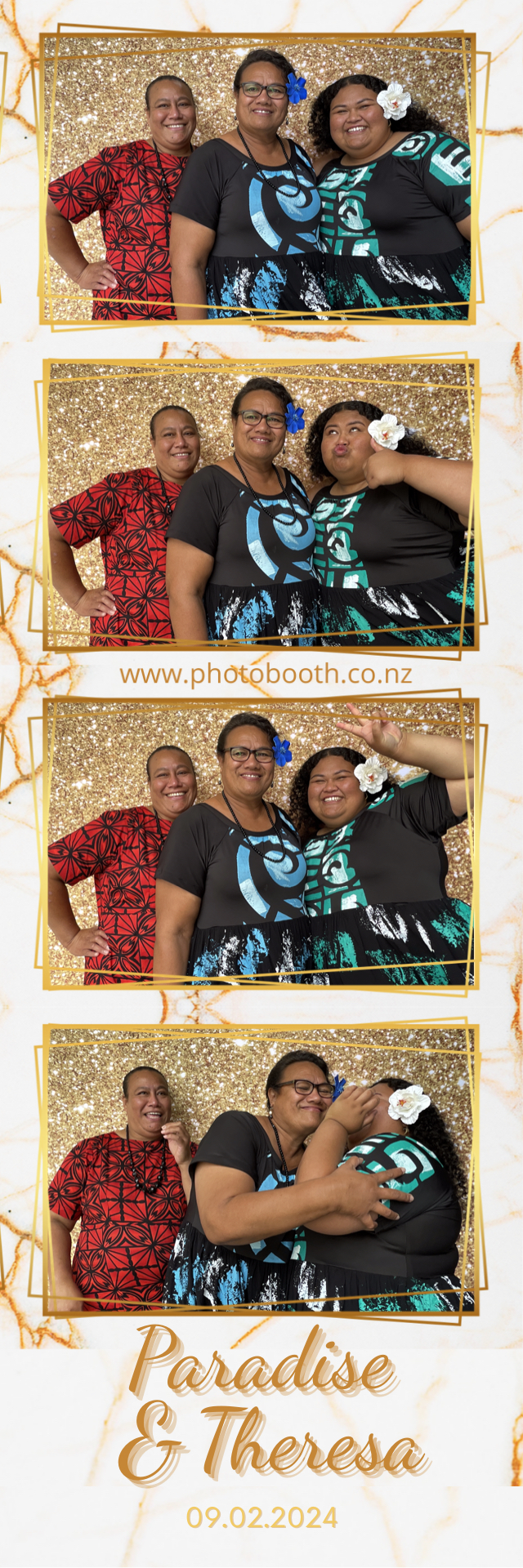 Paradise and Theresa's Wedding | View more photos from the event at gallery.photobooth.co.nz/u/SelfieCentral/Paradise-and-Theresas-Wedding