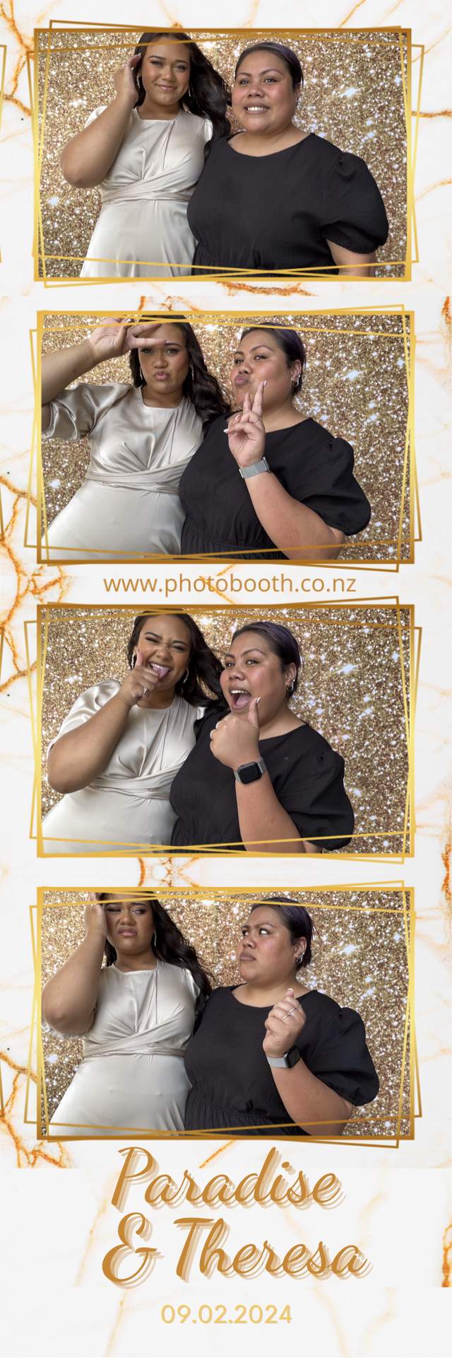 Paradise and Theresa's Wedding | View more photos from the event at gallery.photobooth.co.nz/u/SelfieCentral/Paradise-and-Theresas-Wedding