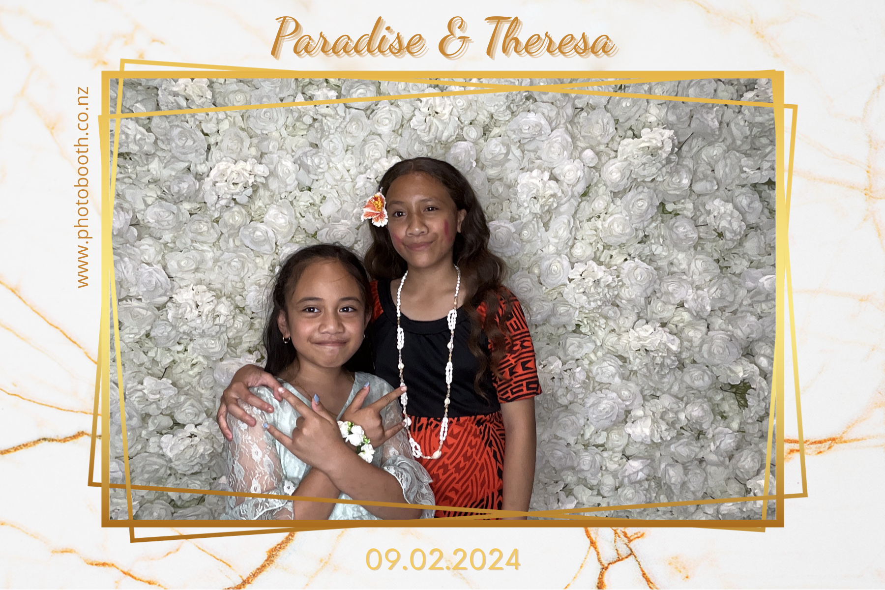 Paradise and Theresa's Wedding | View more photos from the event at gallery.photobooth.co.nz/u/SelfieCentral/Paradise-and-Theresas-Wedding