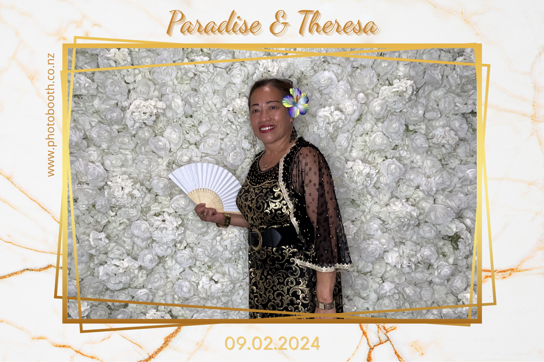 Paradise and Theresa's Wedding | View more photos from the event at gallery.photobooth.co.nz/u/SelfieCentral/Paradise-and-Theresas-Wedding