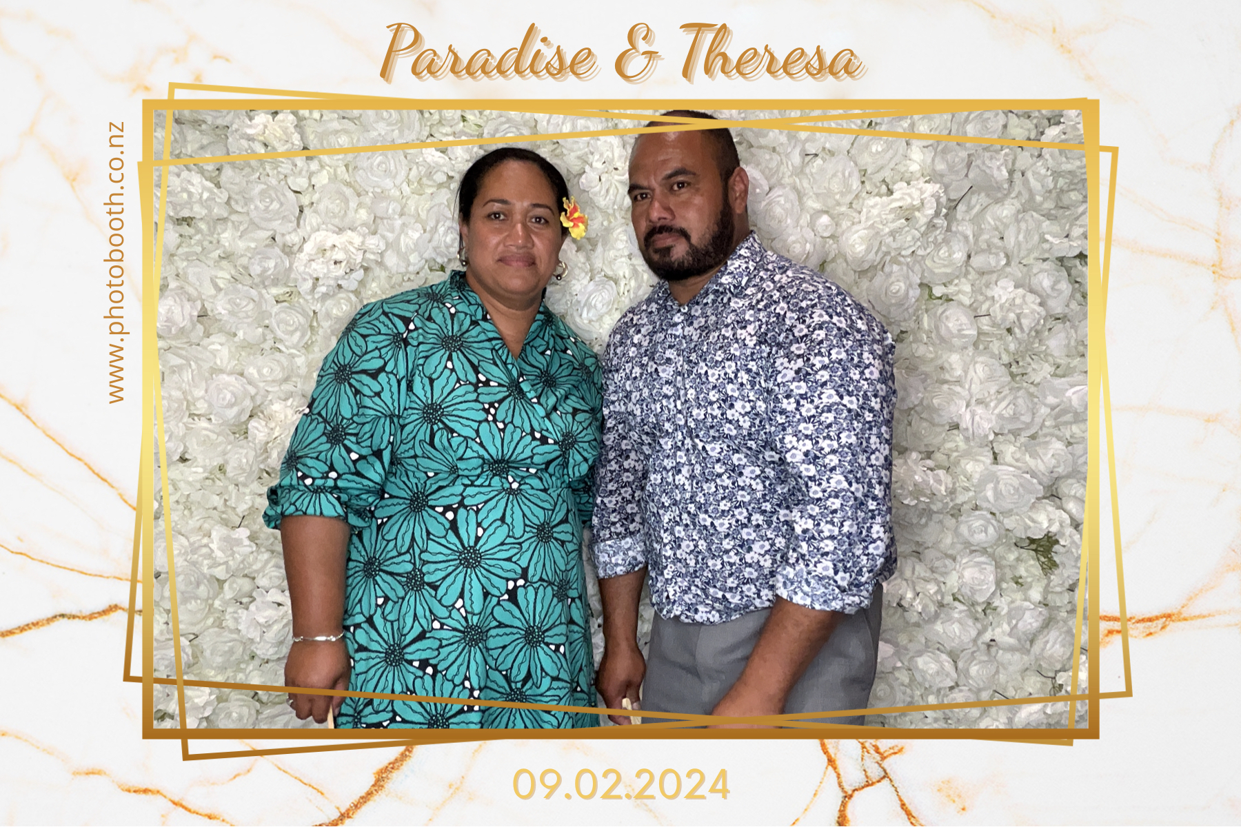 Paradise and Theresa's Wedding | View more photos from the event at gallery.photobooth.co.nz/u/SelfieCentral/Paradise-and-Theresas-Wedding