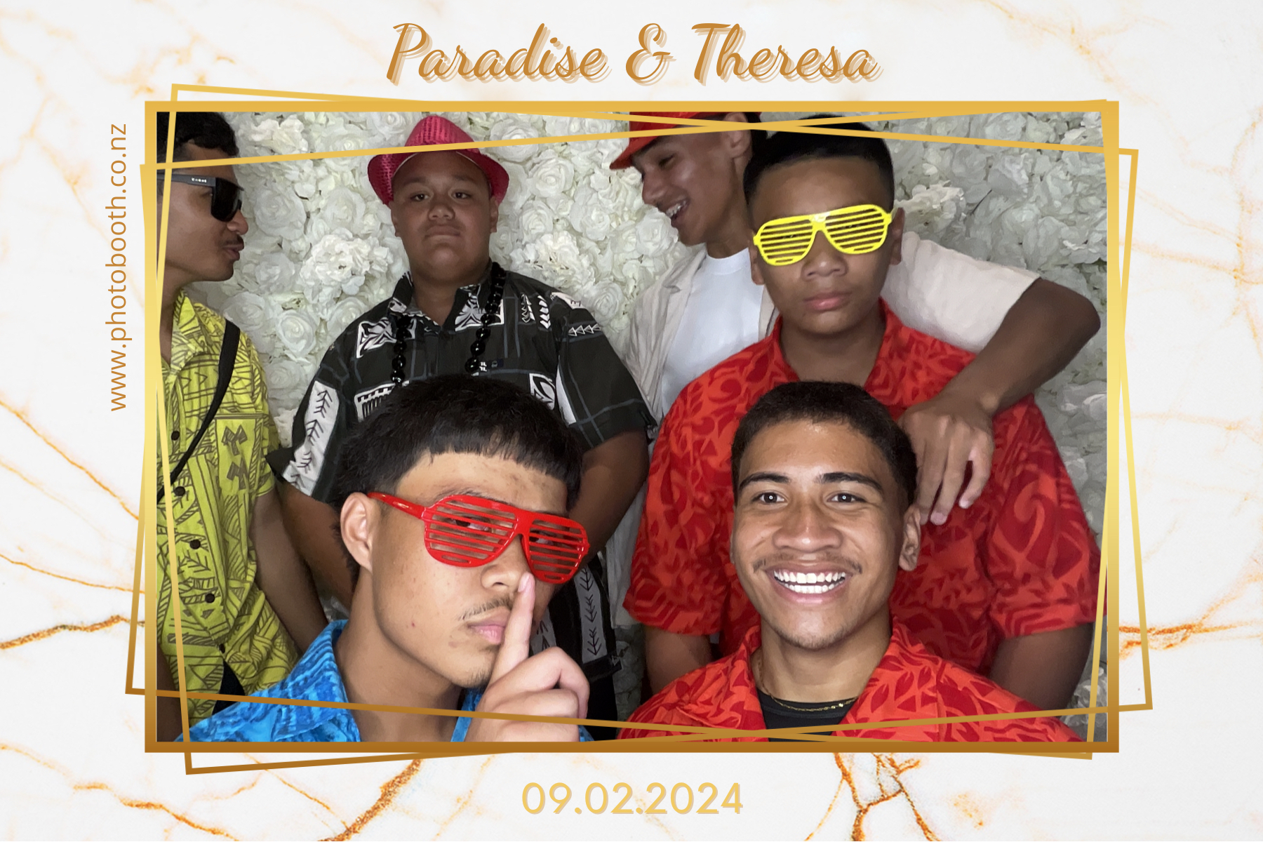 Paradise and Theresa's Wedding | View more photos from the event at gallery.photobooth.co.nz/u/SelfieCentral/Paradise-and-Theresas-Wedding