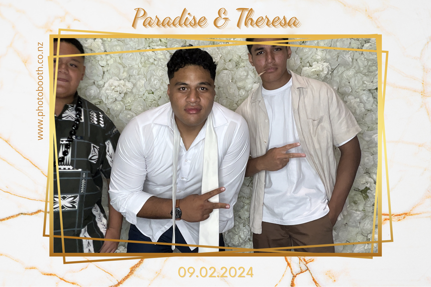 Paradise and Theresa's Wedding | View more photos from the event at gallery.photobooth.co.nz/u/SelfieCentral/Paradise-and-Theresas-Wedding